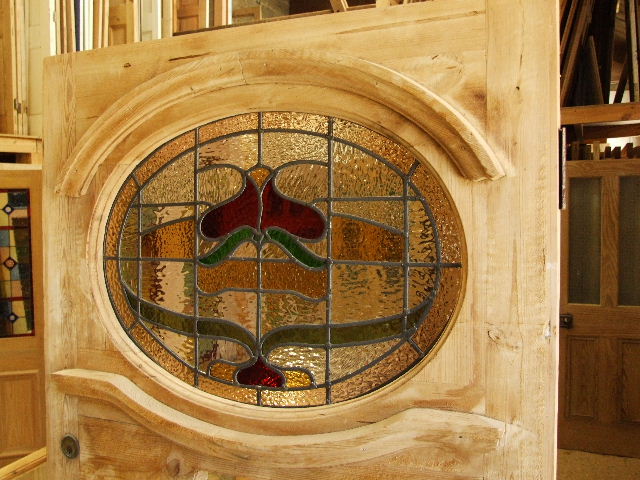 1930,s Reclaimed Stained Glass Front Door
