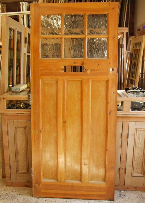 Reclaimed Pine 1930's Front Door