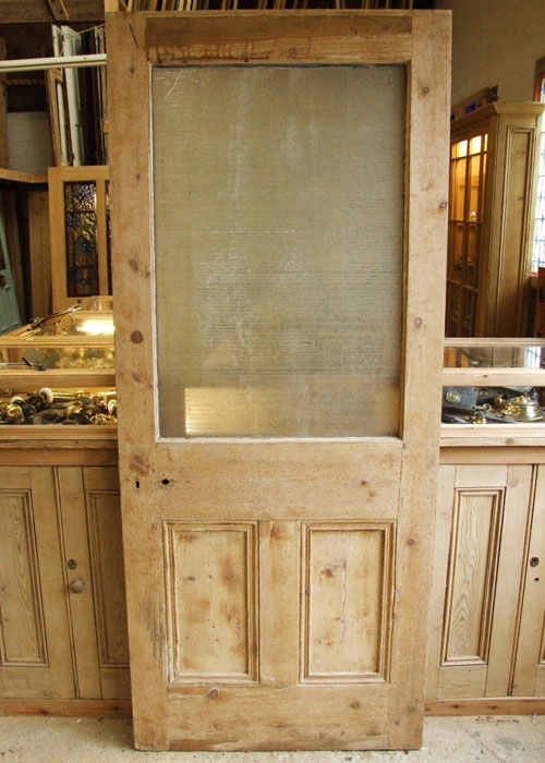 Antique Pine Edwardian Front Door