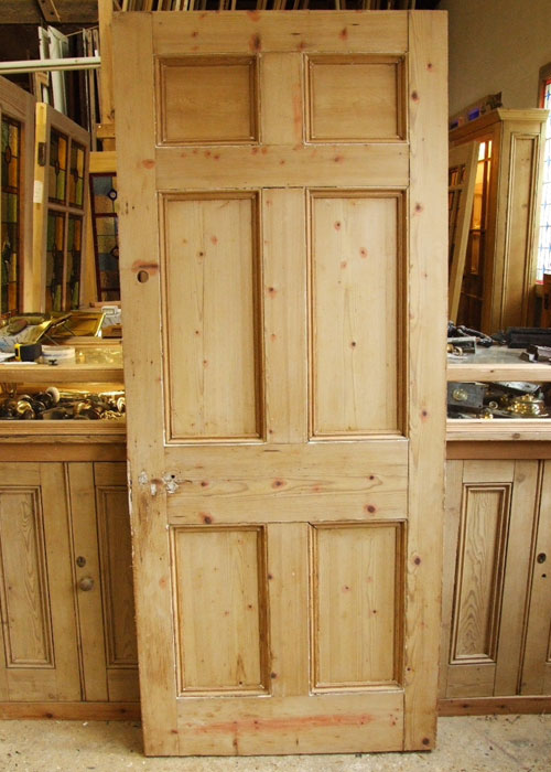 Stripped Pine Georgian Door