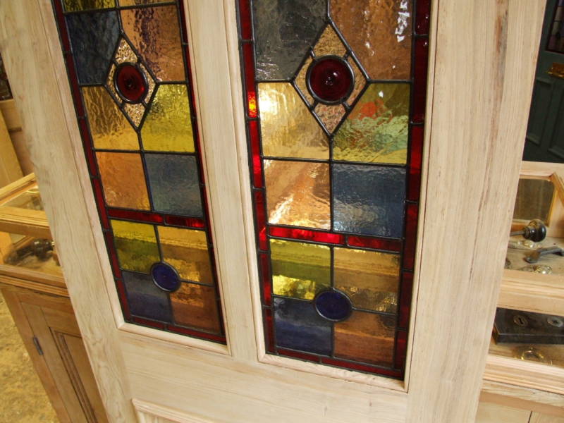 Stained Glass Front Door 2 Over 2 Panels Stained Glass Doors Company
