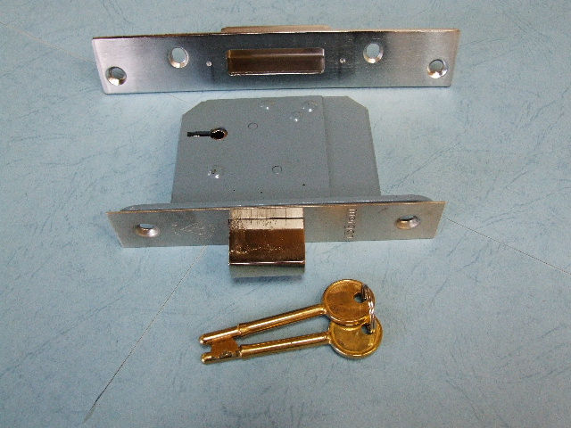 5 Lever Insurance Rated Deadlock : Chrome Finish