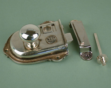 Cromwell Nickel Rim Latch