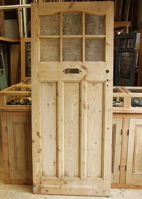 Reclaimed Pine Edwardian Front Door