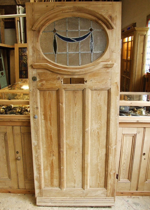 Salvaged Edwardian Front Door