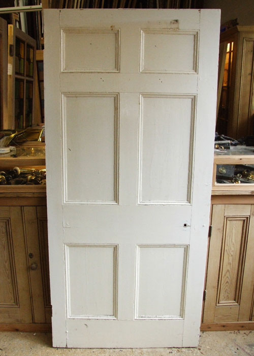 Painted Six Panel Georgian Door