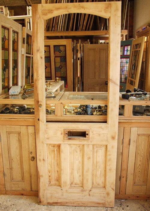 Half Glazed Pine Edwardian Front Door