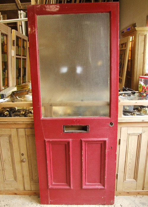 Reclaimed Pine Victorian Front Door