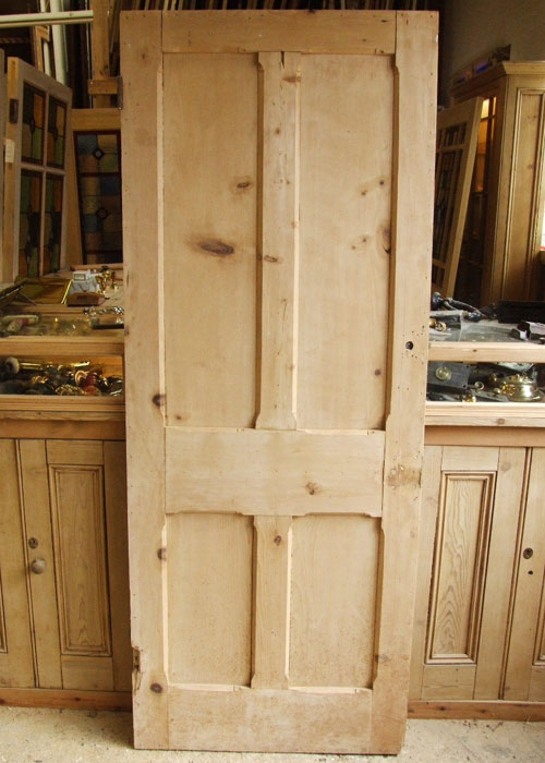 Salvaged Pine Victorian Internal Door