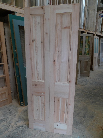 A Pair Of Reclaimed Pine Doors
