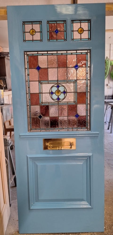 Beautiful glazed front door