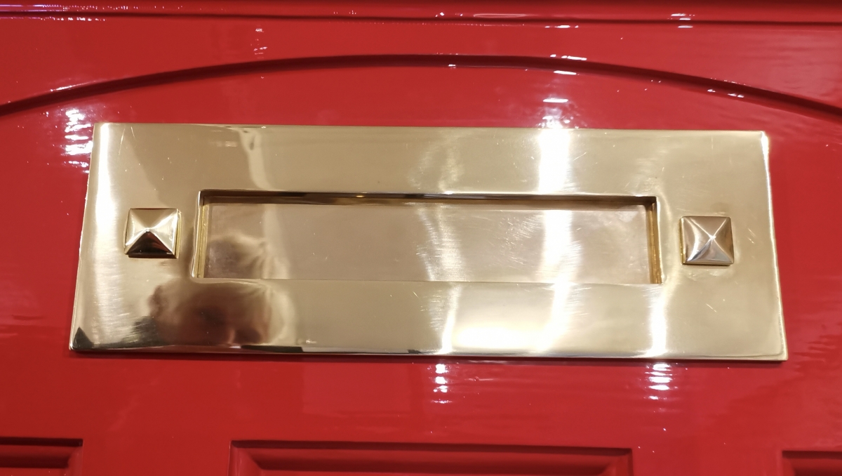 Brass Letterplate Plain